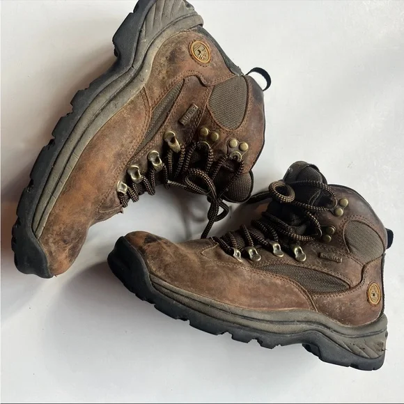 Timberland Brown Genuine Leather Hiking Boots - Picture 1 of 12